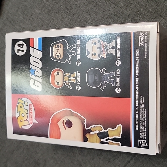 Funko Pop! Scarlett vynil figure g.i.-joe 74 - Picture 2 of 2